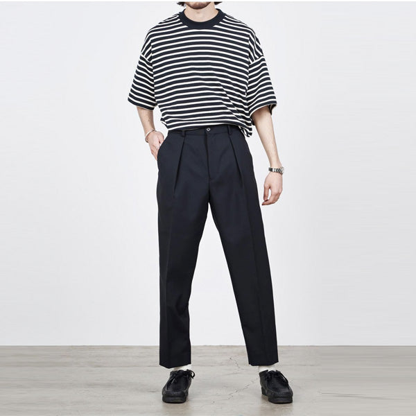MARKAWARE-BOX Tee S/S ORGANIC COTTON BORDER-tuckin