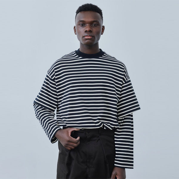 MARKAWARE-BOX Tee S/S ORGANIC COTTON BORDER-look