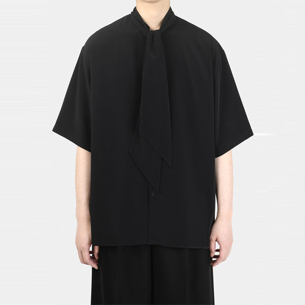 DECHINE BOW COLLAR S/S SHIRT