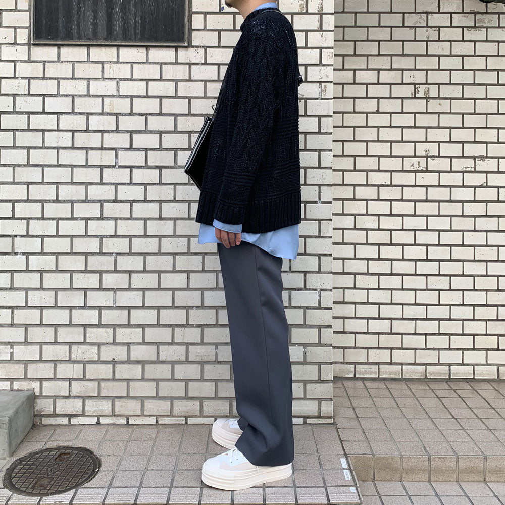 Linen fisherman Knit