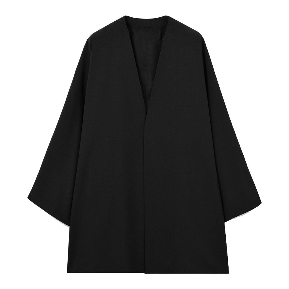 POLYESTER TROPICAL LONG JACKET