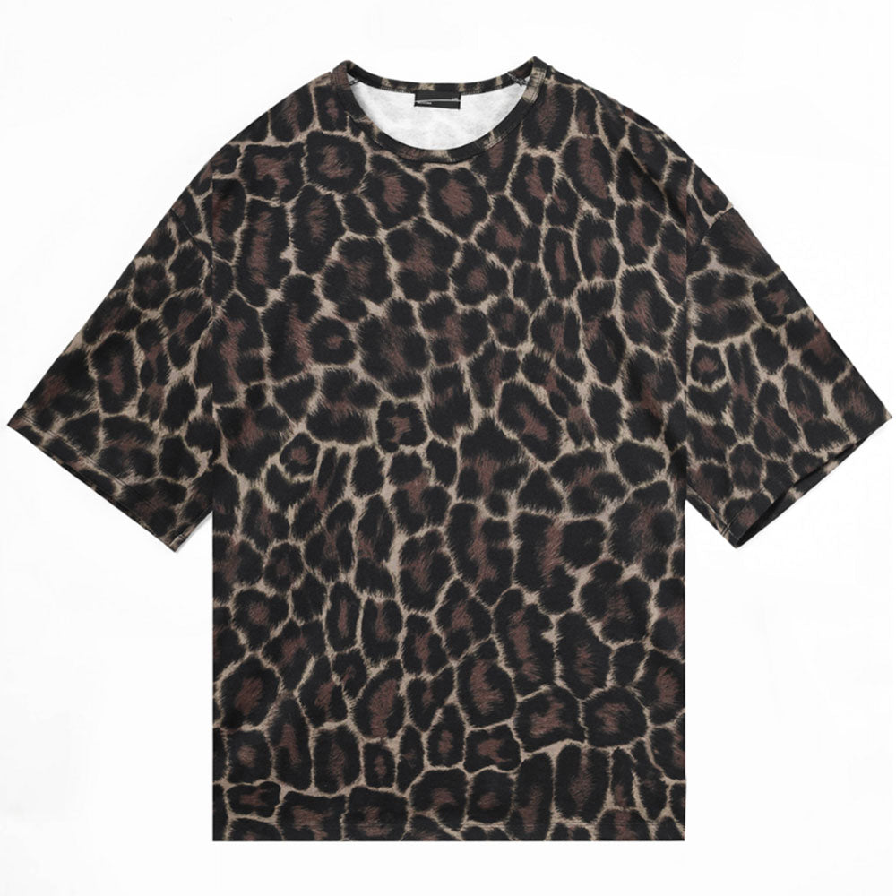SUPER BIG T-SHIRT INKJET LEOPARD