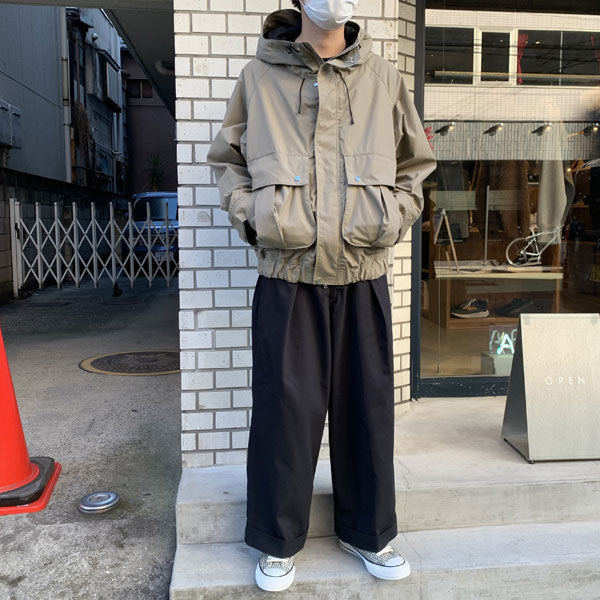 41 KHAKI WIDE ORGANIC COTTON DRY TWILL