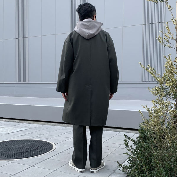 MAC COAT ORGANIC WOOL HEAVY TROPICAL