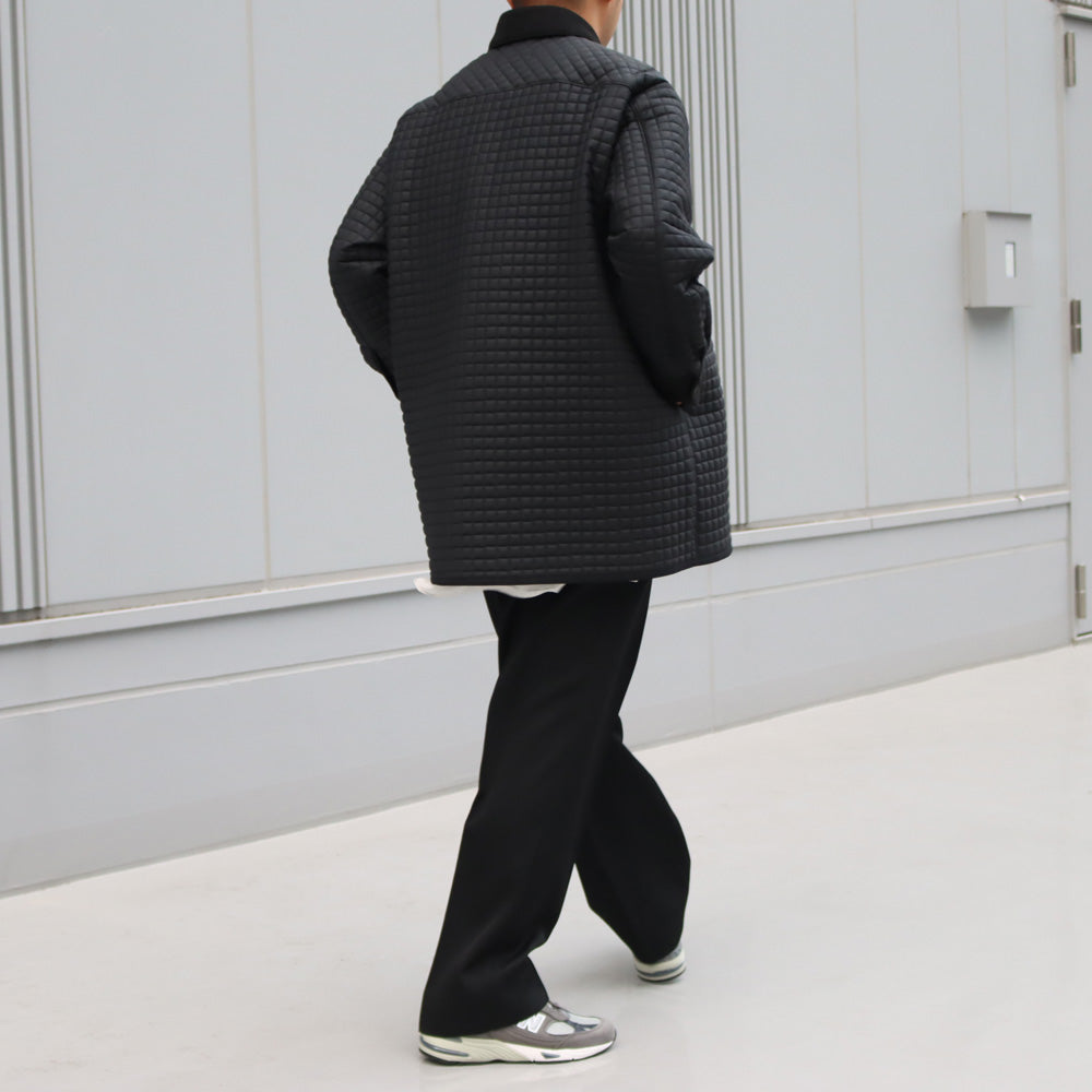 Oversized Quilt Shirt Jacket