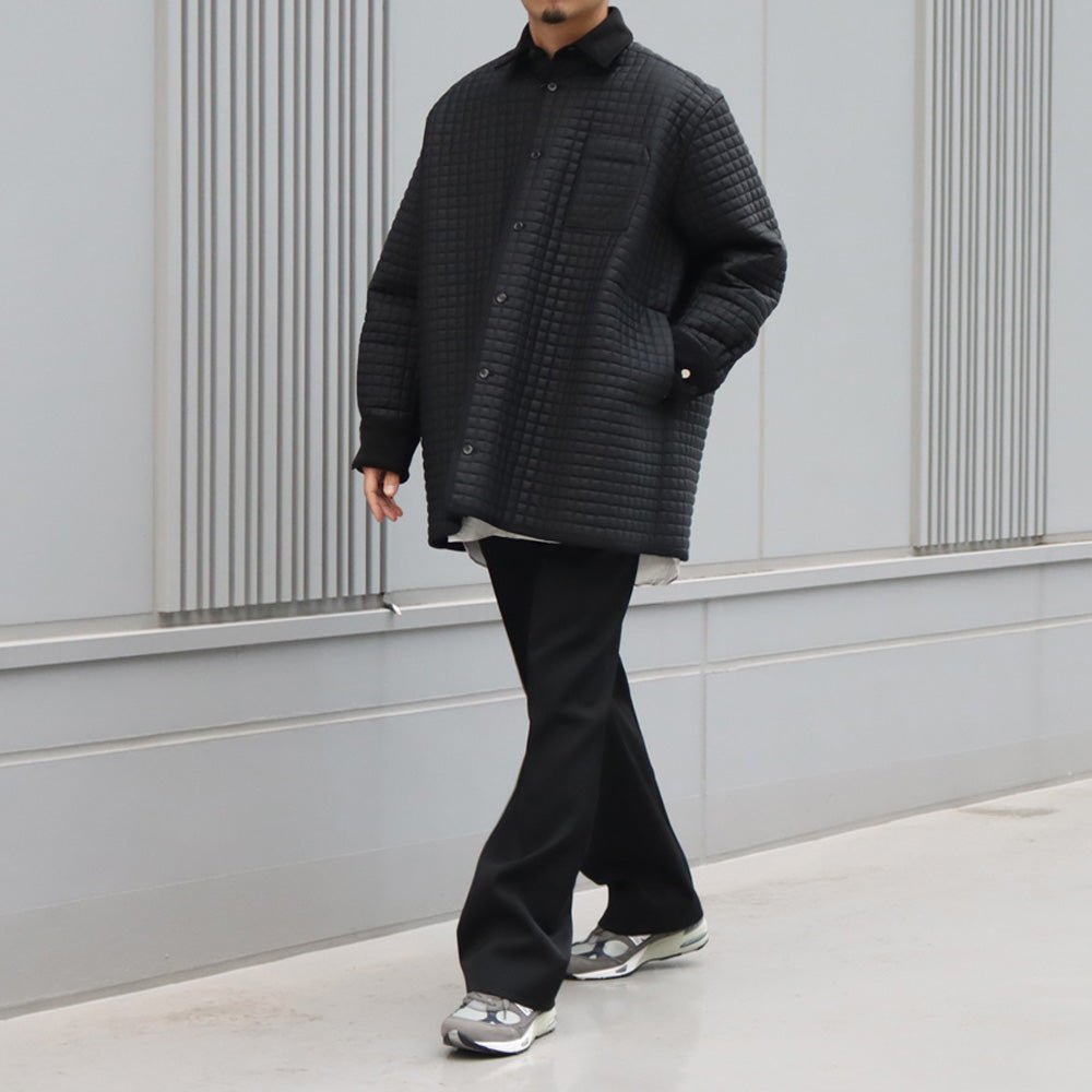 Oversized Quilt Shirt Jacket