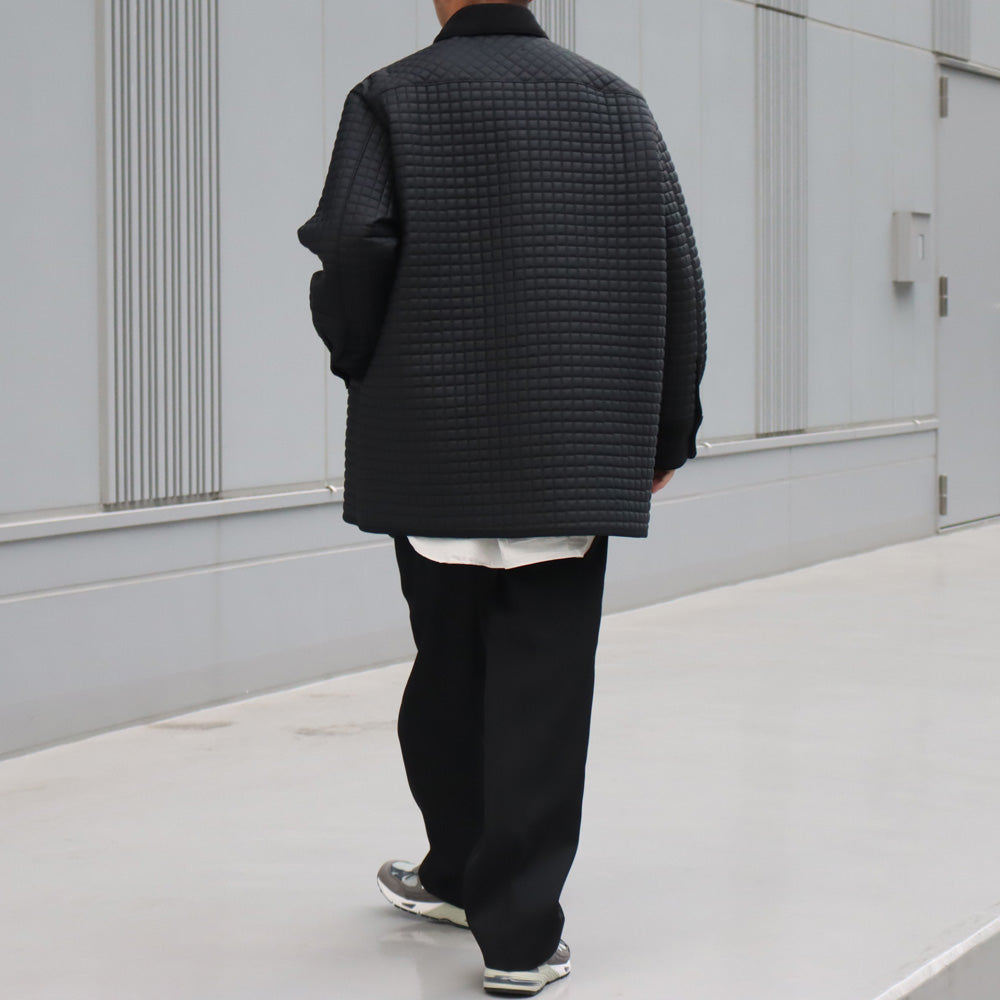 Oversized Quilt Shirt Jacket