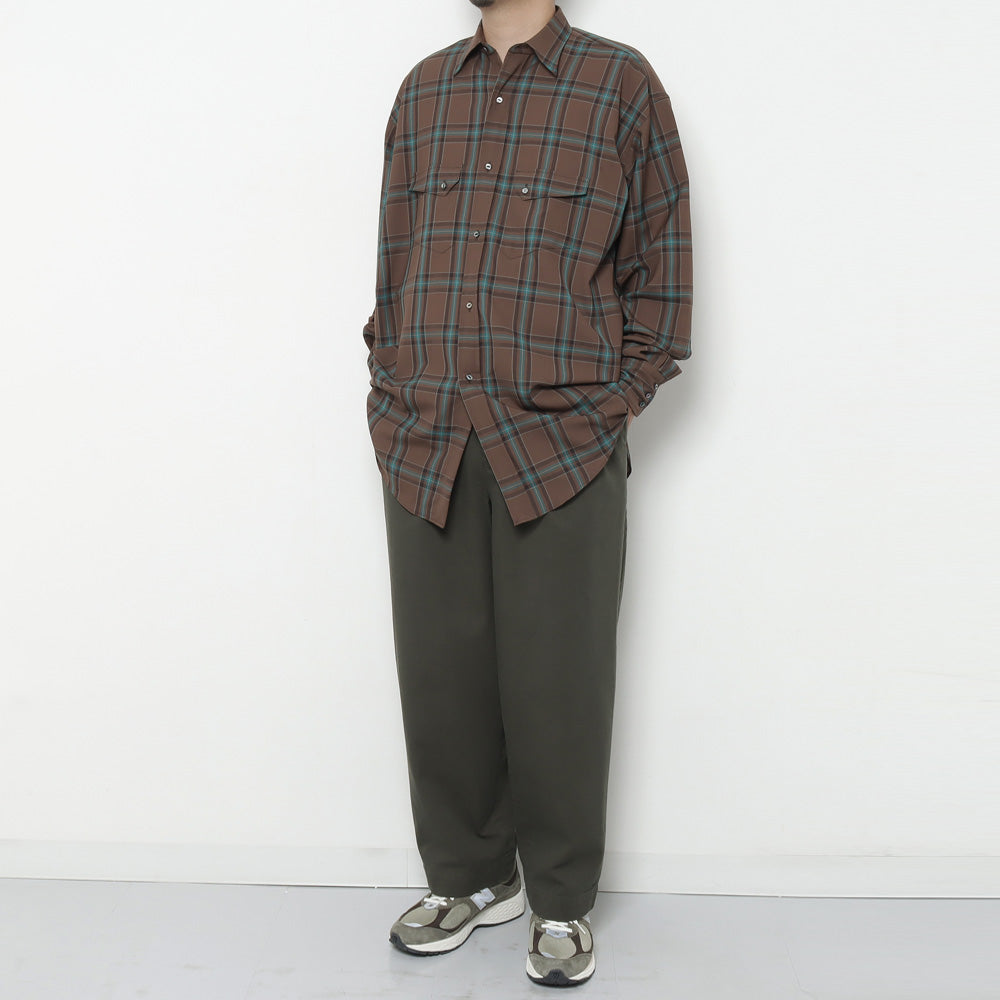 HYPER BIG WATER REPELLENT CHECK LONG HORN WEATERN SHIRTS