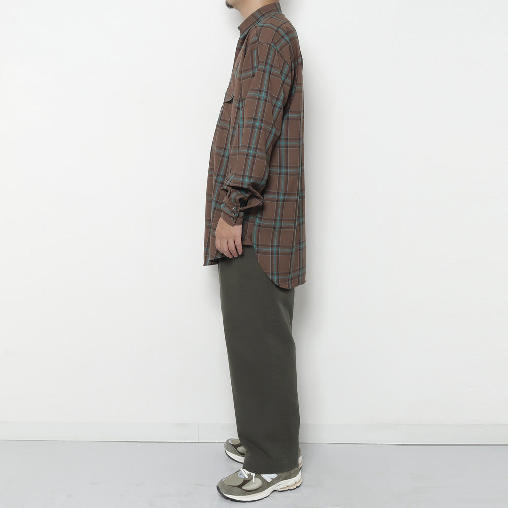 HYPER BIG WATER REPELLENT CHECK LONG HORN WEATERN SHIRTS