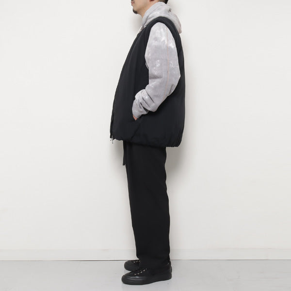 NY TAFFETA COLLARLESS DOWN VEST