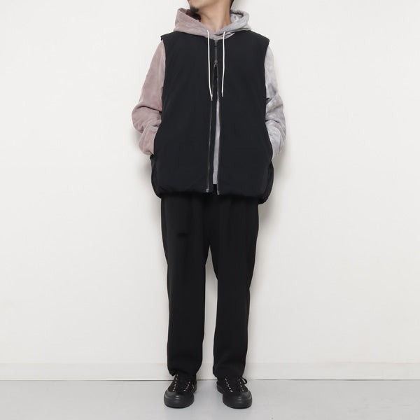 NY TAFFETA COLLARLESS DOWN VEST