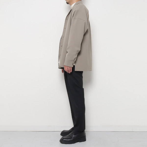 WO/PE STRETCH GABARDINE TAPERED FIT EASY TROUSERS