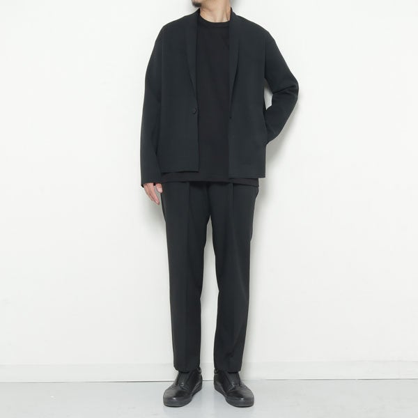 PE KNIT SHAWL COLLAR JACKET