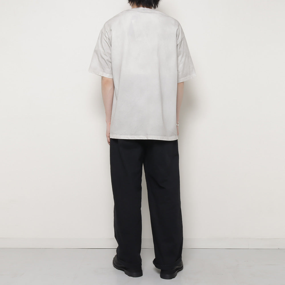 C/PE PLATING JERSEY PRINTED OVERSIZED S/S T-SHIRT