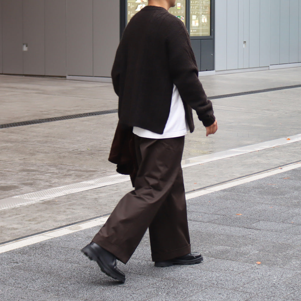 MARKAWARE(マーカウェア) - PLEATED WIDE TROUSERS ORGANIC COTTON 