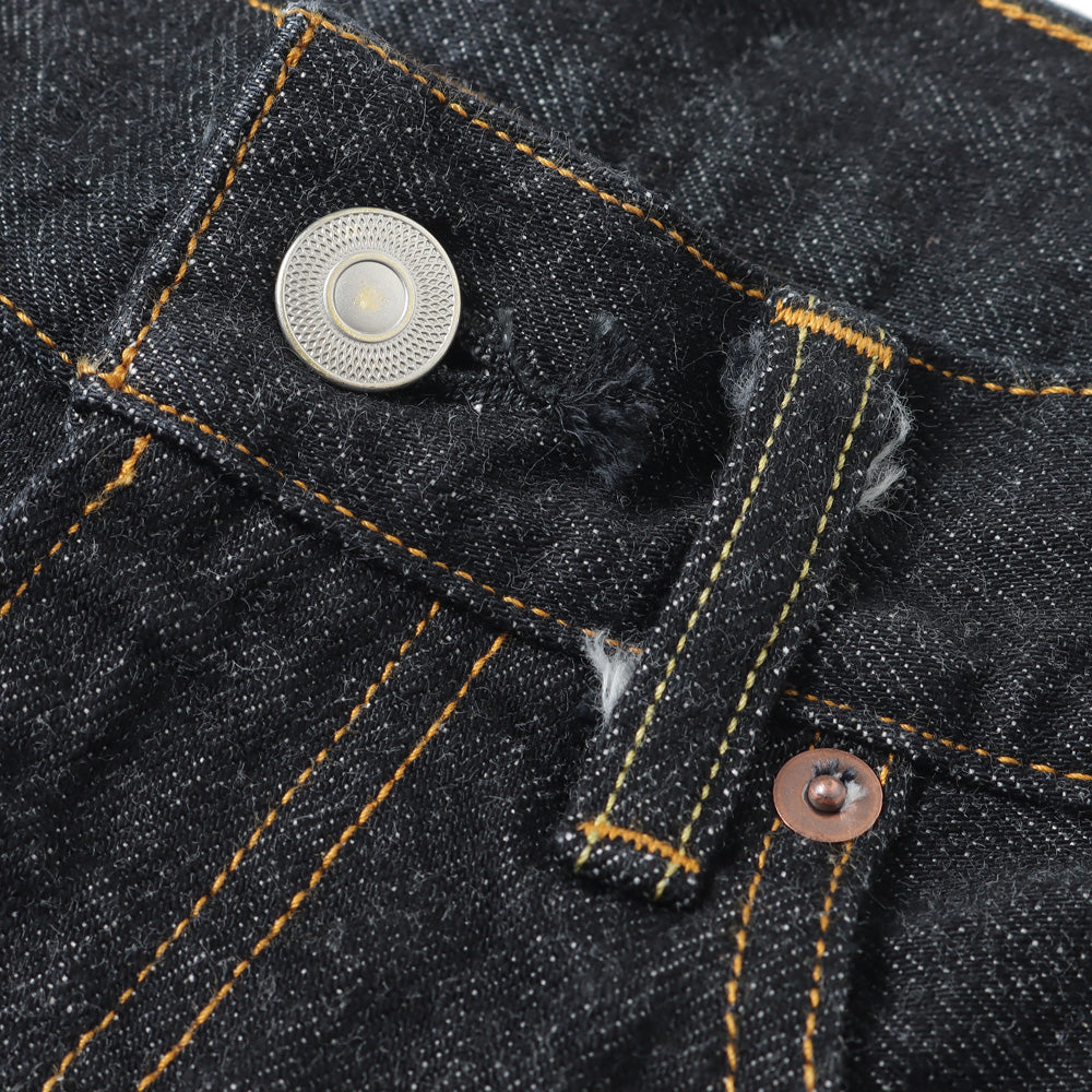 40s MIL BAGGY ZIPPED SHUTTLE DENIM TROUSERS