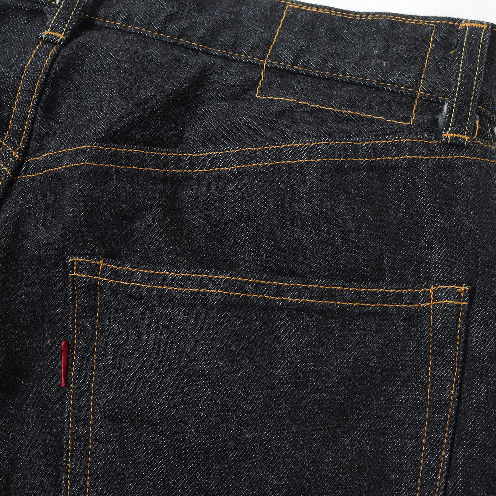40s MIL BAGGY ZIPPED SHUTTLE DENIM TROUSERS