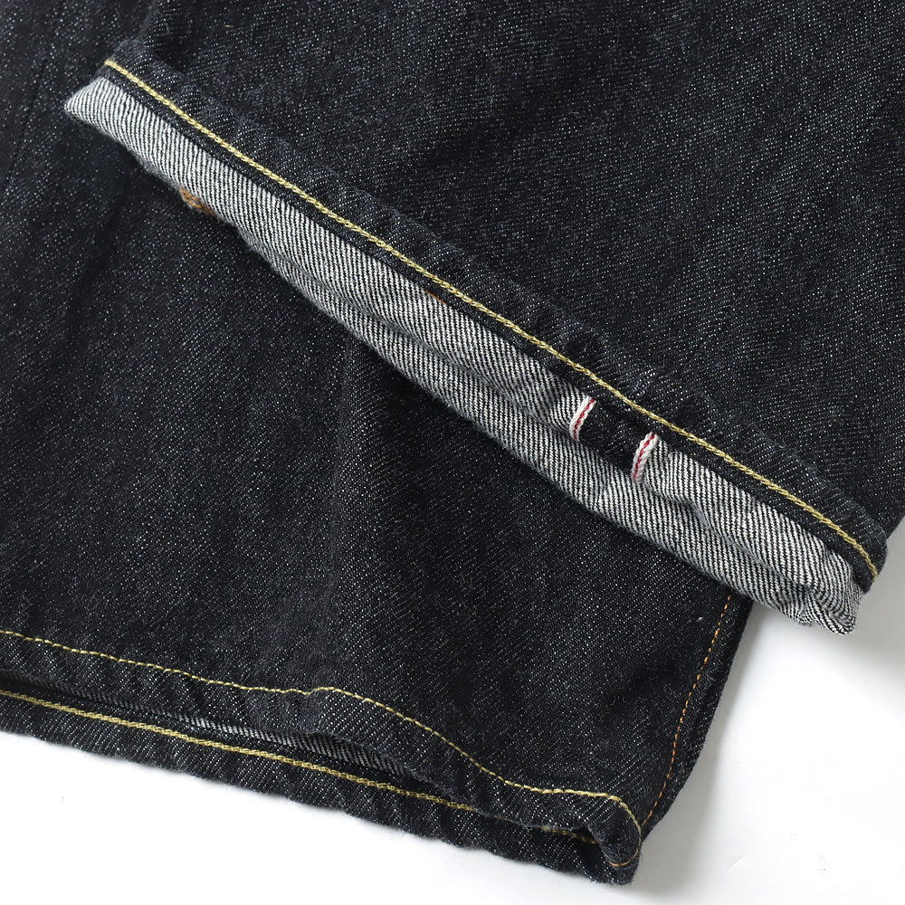 40s MIL BAGGY ZIPPED SHUTTLE DENIM TROUSERS