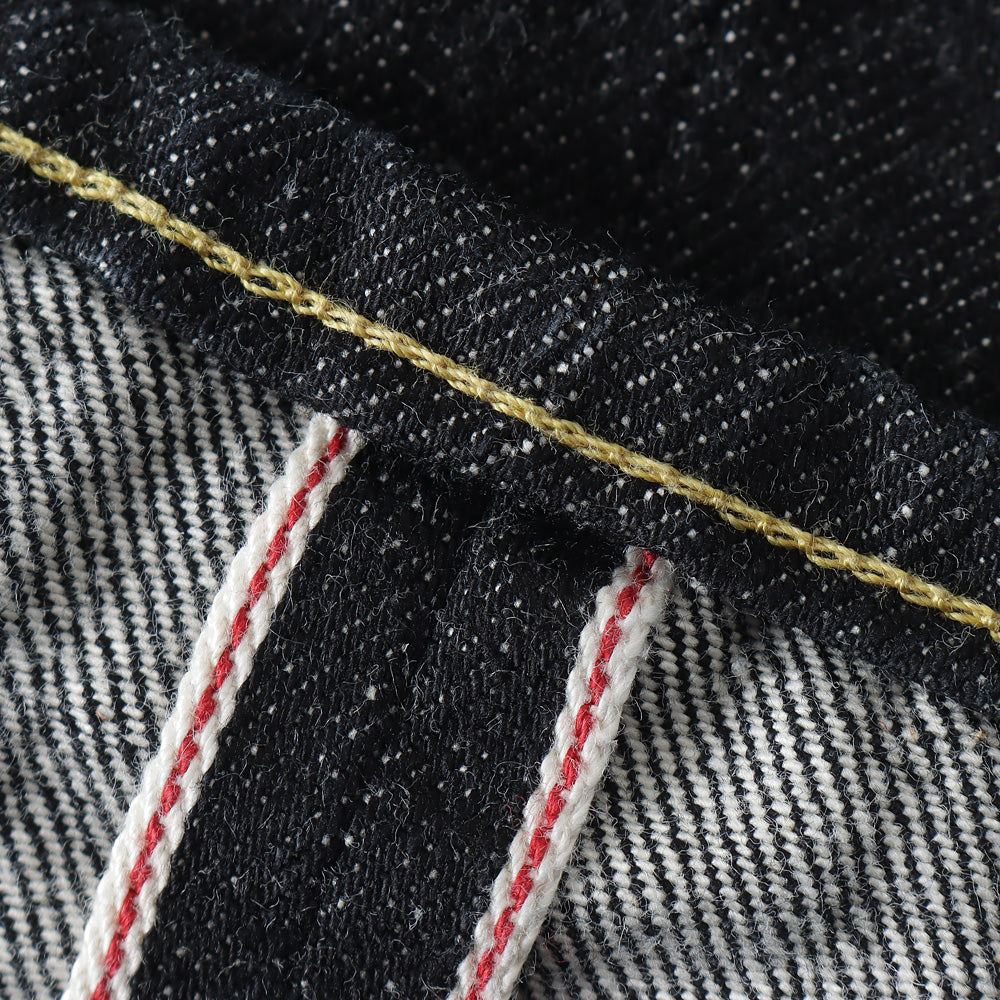 40s MIL BAGGY ZIPPED SHUTTLE DENIM TROUSERS