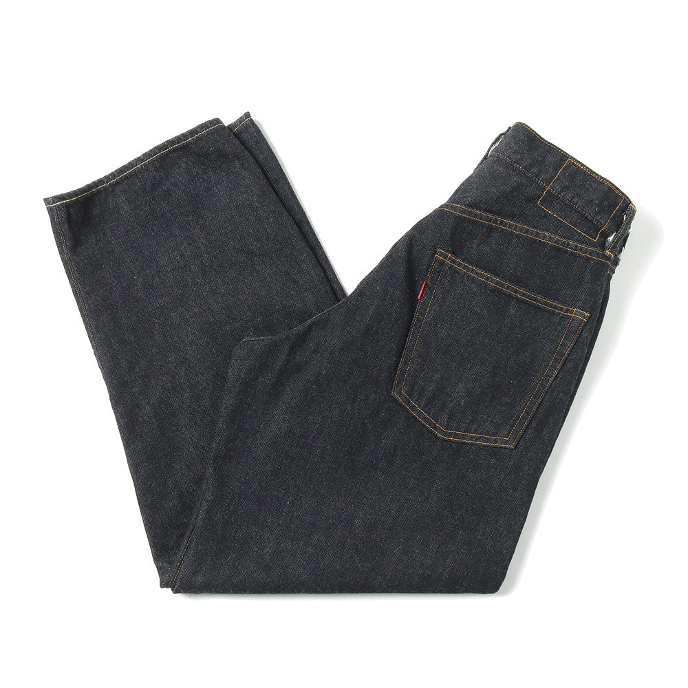 40s MIL BAGGY ZIPPED SHUTTLE DENIM TROUSERS