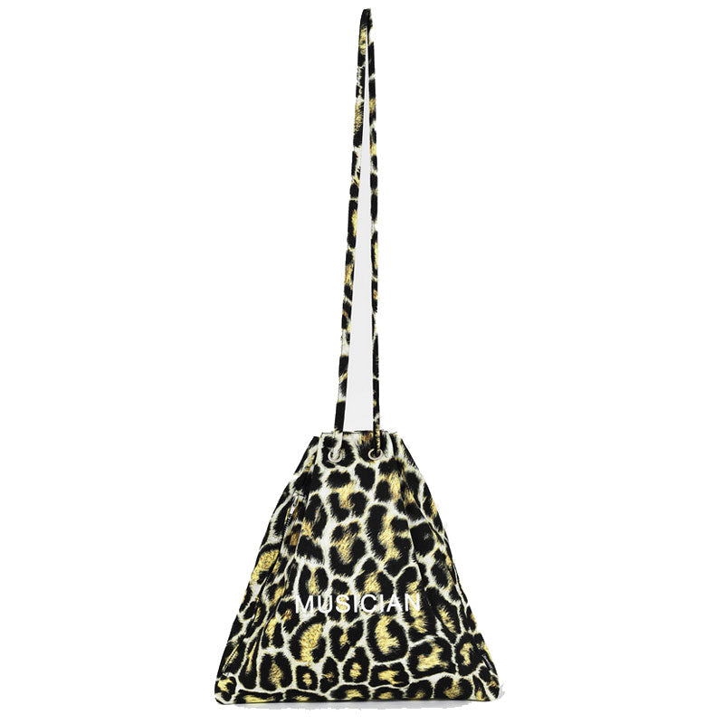 DRAWSTRING BAG (LEOPARD)