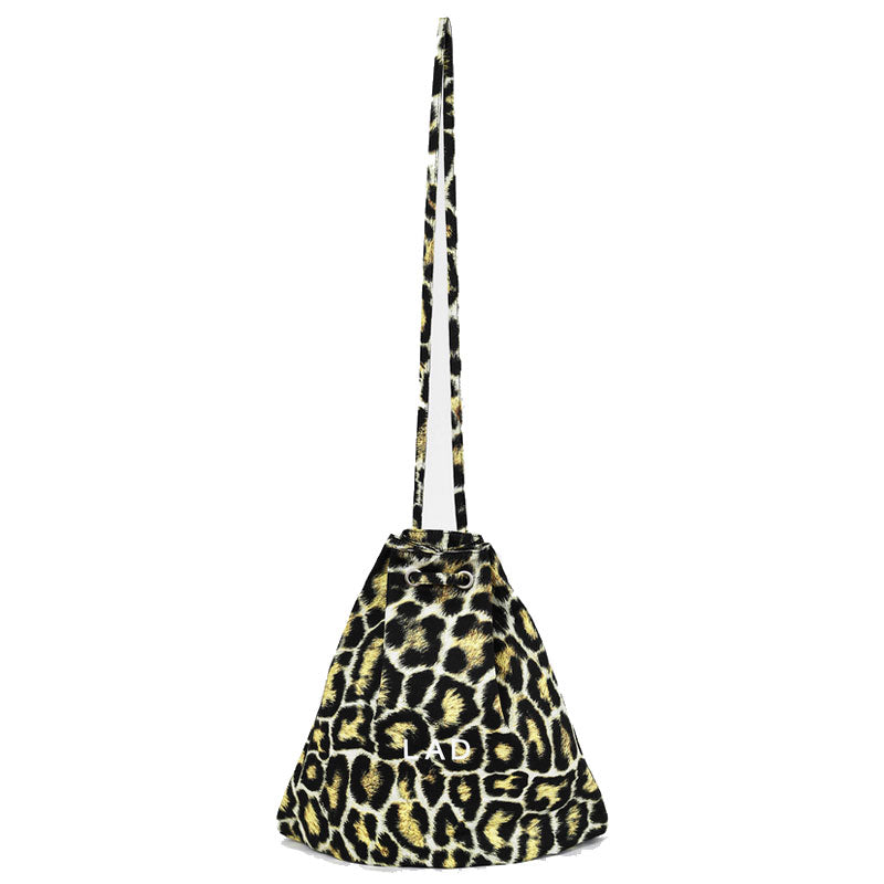 DRAWSTRING BAG (LEOPARD)
