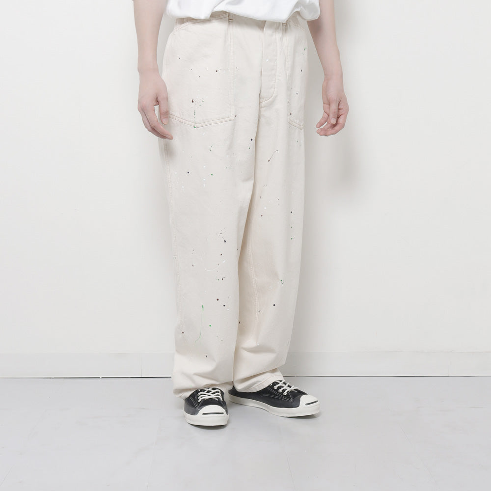 M-35 PAINTED PANTS 10oz ORGANIC COTTON DENIM