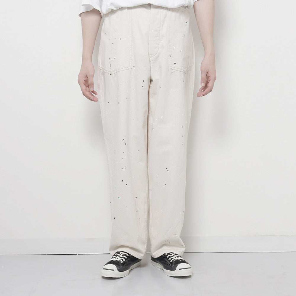 M-35 PAINTED PANTS 10oz ORGANIC COTTON DENIM