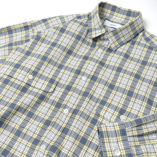 WORK SHIRT WIDE FIT ORGANIC COTTON OXFORD CHECK