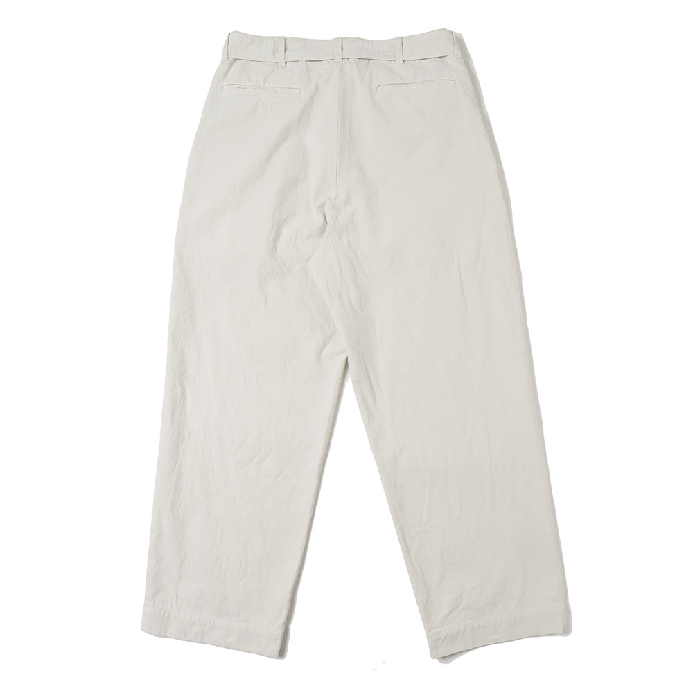 marka-BELTED PANTS ORGANIC COTTON HIGH TWIST TWILL-back