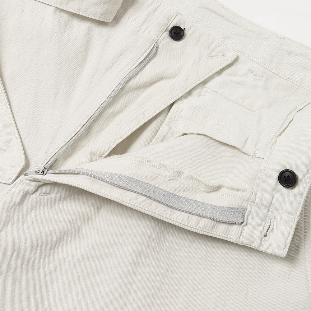 marka-BELTED PANTS ORGANIC COTTON HIGH TWIST TWILL-zip