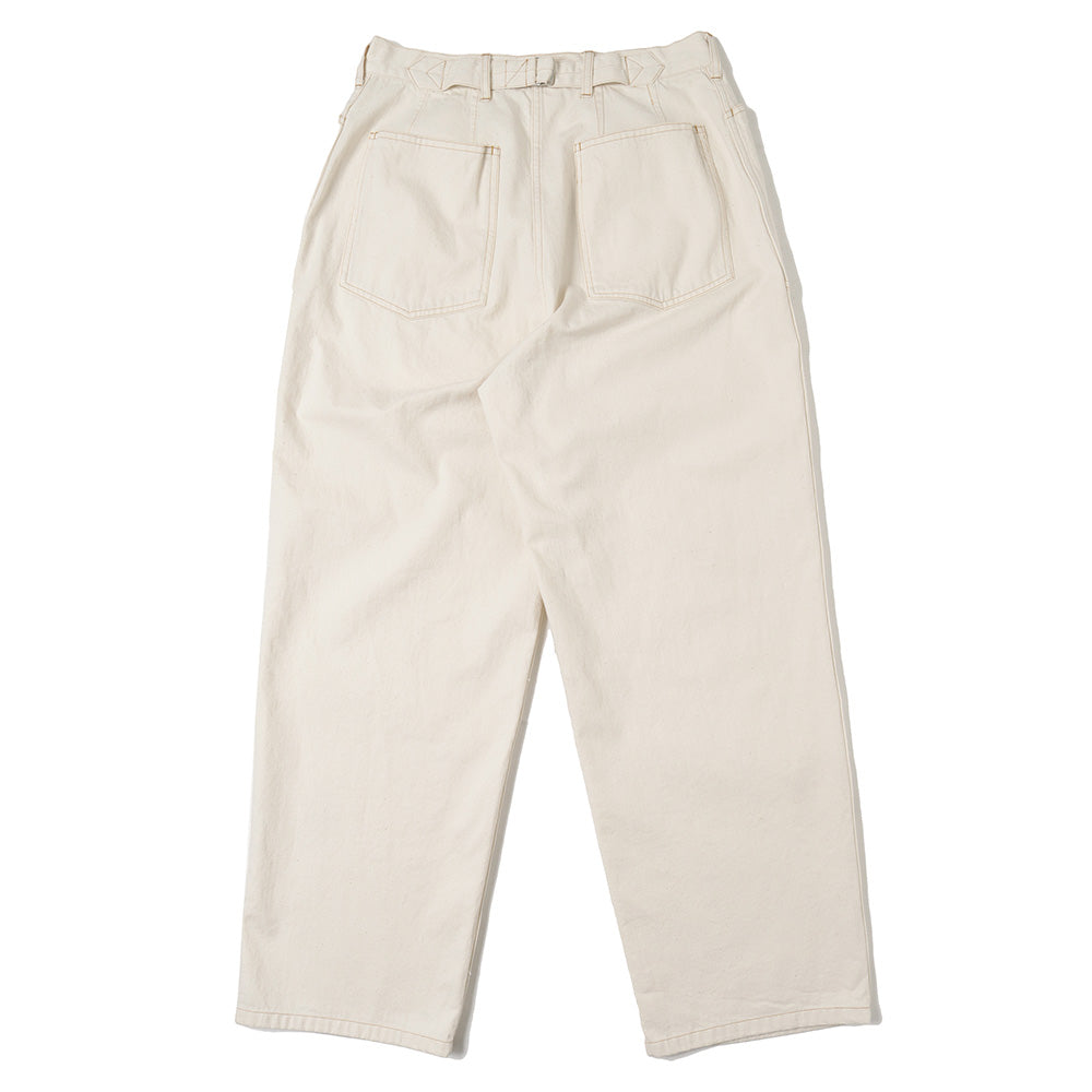 marka-M-35 BUCKLE BACK PANTS 10oz ORGANIC COTTON DENIM-back