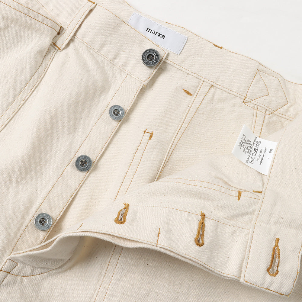 marka-M-35 BUCKLE BACK PANTS 10oz ORGANIC COTTON DENIM