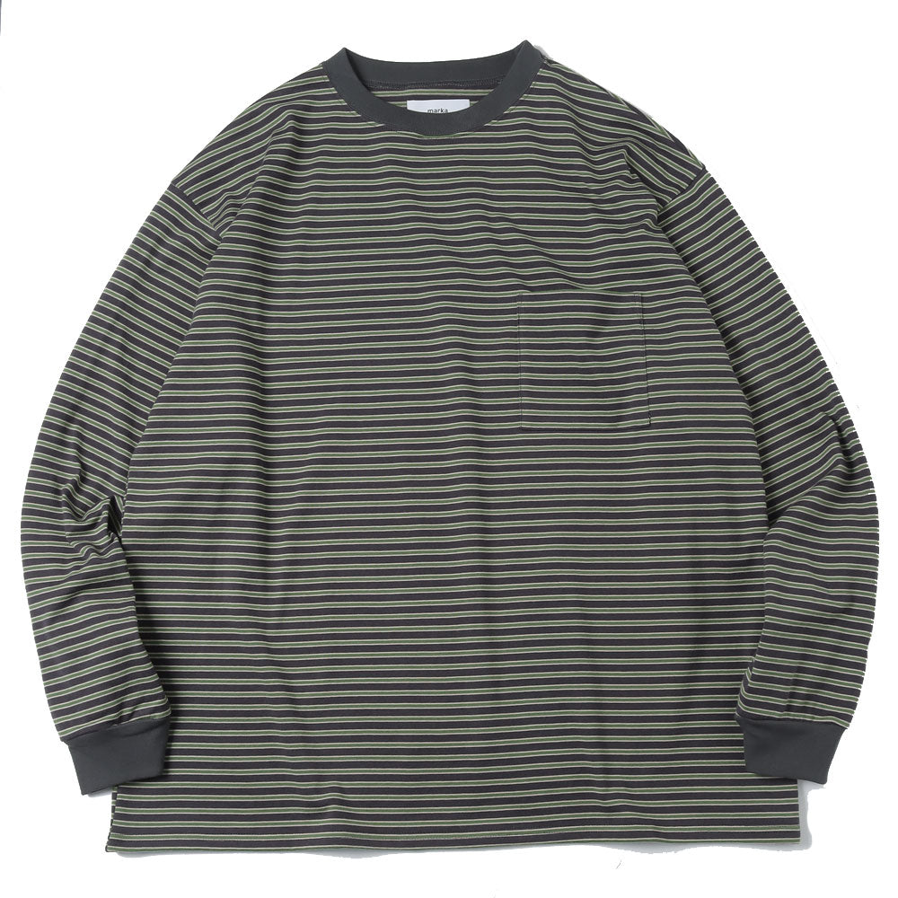 BORDER TEE L/S ORGANIC COTTON