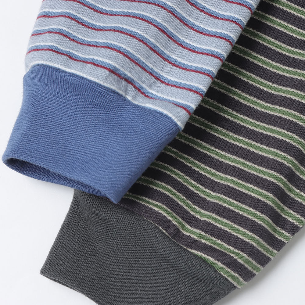 BORDER TEE L/S ORGANIC COTTON