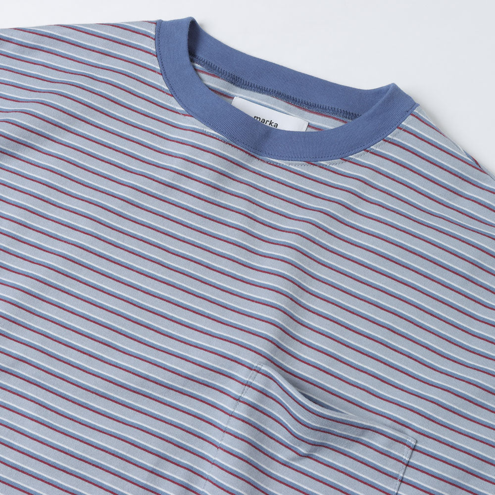 BORDER TEE L/S ORGANIC COTTON