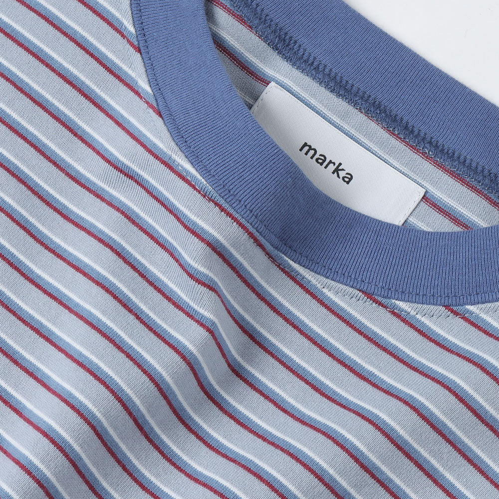 BORDER TEE L/S ORGANIC COTTON