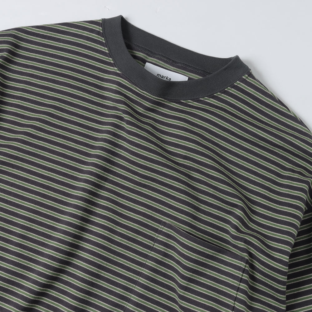 BORDER TEE L/S ORGANIC COTTON