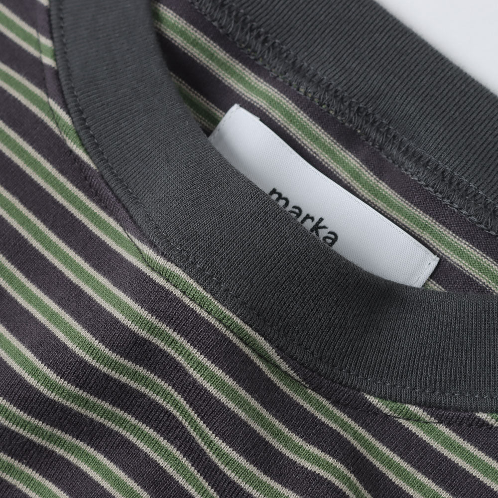 BORDER TEE L/S ORGANIC COTTON