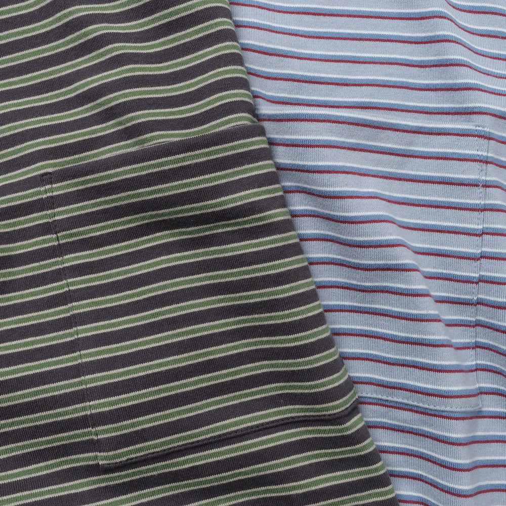 BORDER TEE L/S ORGANIC COTTON