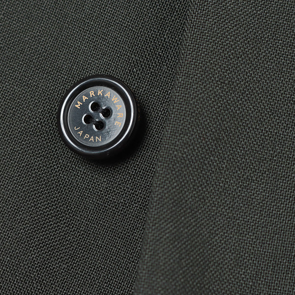 MAC COAT ORGANIC WOOL HEAVY TROPICAL