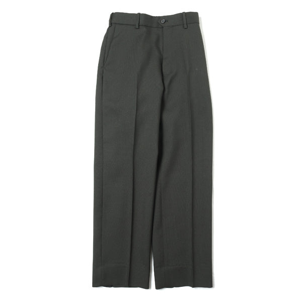 FLAT FRONT TROUSERS ORGANIC WOOL HEAVY TROPICAL