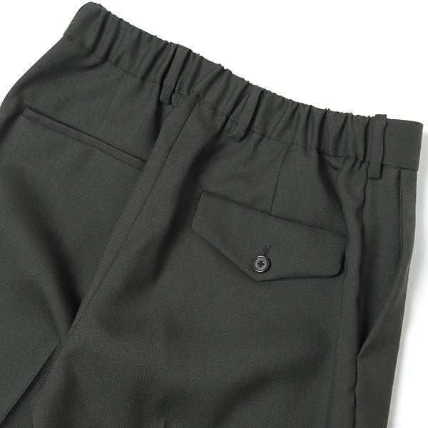 FLAT FRONT TROUSERS ORGANIC WOOL HEAVY TROPICAL