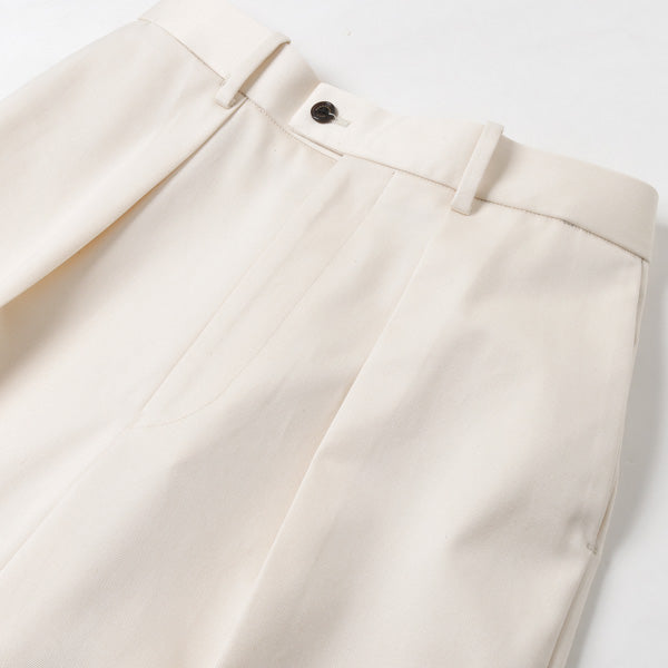 CLASSIC FIT TROUSERS ORGANIC COTTON TWILL