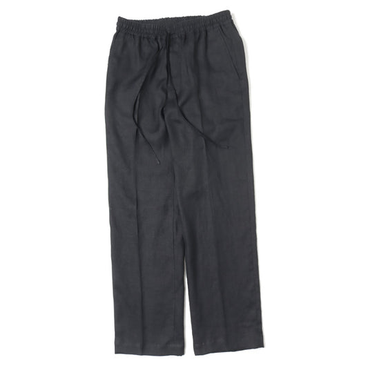  MARKAWARE-FLAT FLONT EASY PANTS HEMP  
