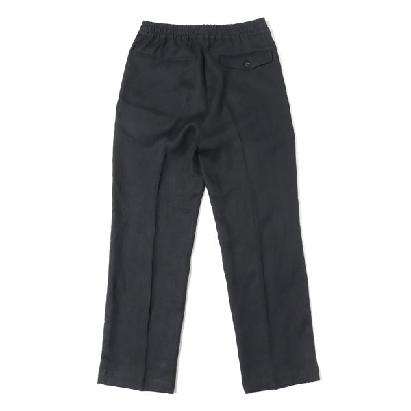 MARKAWARE-FLAT FLONT EASY PANTS HEMP-back