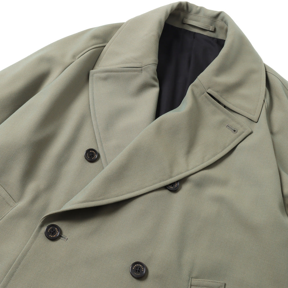 TRENCH COAT ORGANIC WOOL SURVIVAL CLOTH