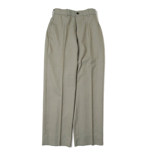  MARKAWARE/FLAT FRONT TROUSERS ORGANIC WOOL TROPICAL  