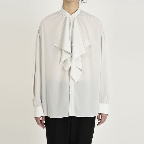 DECHINE GATHER FRILL SHIRT
