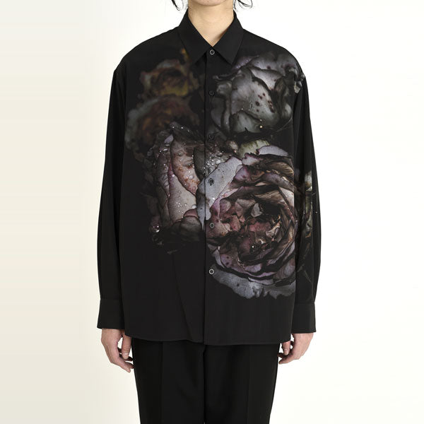 DECHINE BIG SHIRT INKJET (RAIN FLOWER)